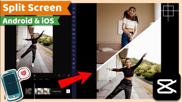 how to do split screen in capcut pc