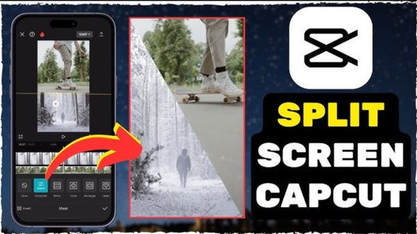 how to do split screen in capcut
